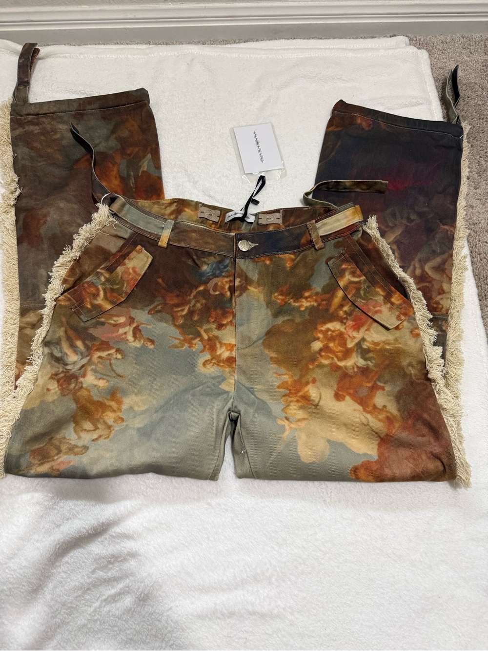 Maniere De Voir Art Cargo Pant Renaissance Tapestry - Picture 2 of 8